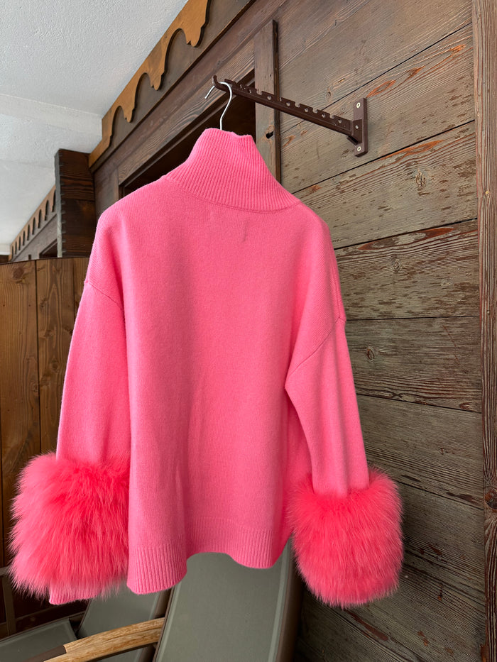 The Cortina Turtleneck Coral