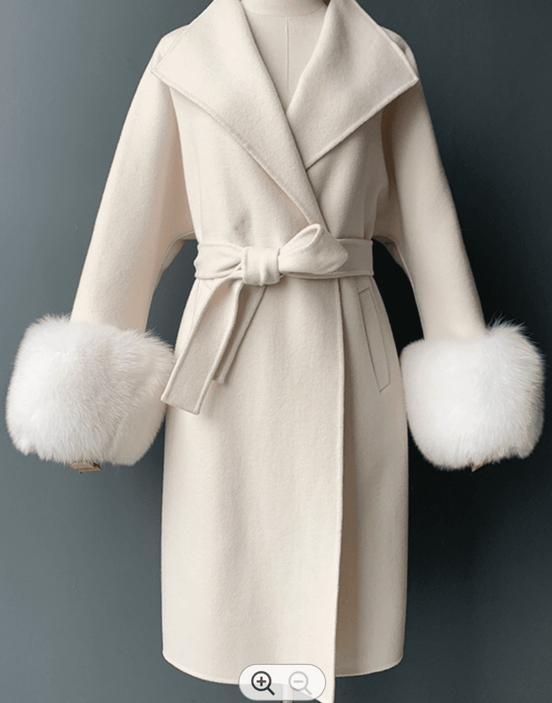 The Paris Coat Ivory - Zilaya